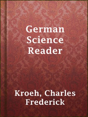 German Science Reader - ebook